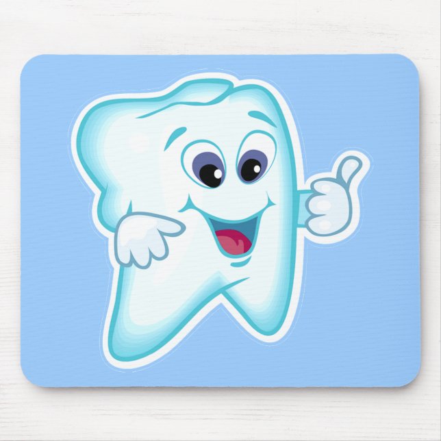 Mousepad Higienista dental engraçado (Frente)