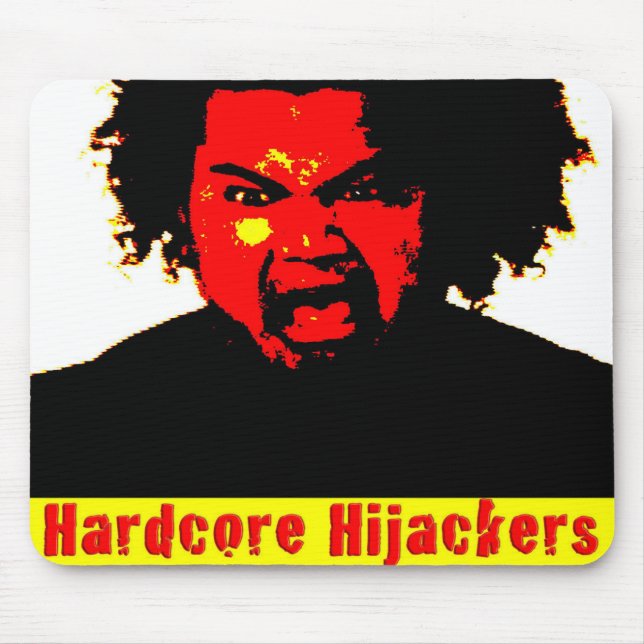 Mousepad Hijackers hardcore Design nº 3 em um (Frente)