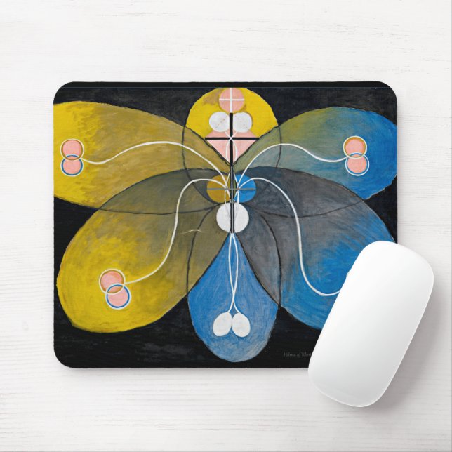 Mousepad Hilma af Klint - A Evolução, 9 (Com mouse)