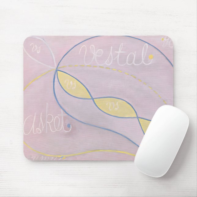 Mousepad Hilma af Klint - Eros Series, nº 2, 1907 (Com mouse)