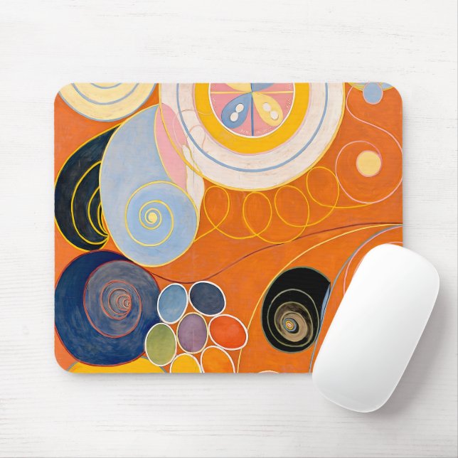 Mousepad Hilma af Klint - Os Dez Maiores, No.3, Juventude (Com mouse)