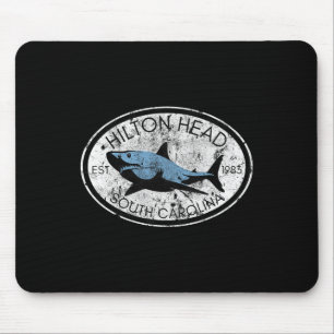 Mousepad Hilton Head Island South Carolina Tubarão de Pesca