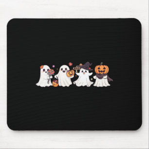 Mousepad Hippie Halloween Cute Ghost Boo Spooky Season Pump