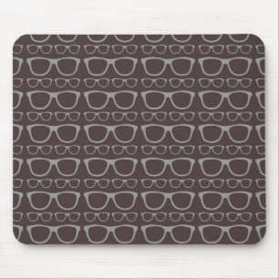 Mousepad Hipster de Eyeglass Retro Cute