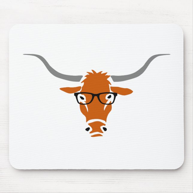 Mousepad Hipster Longhorn (Frente)