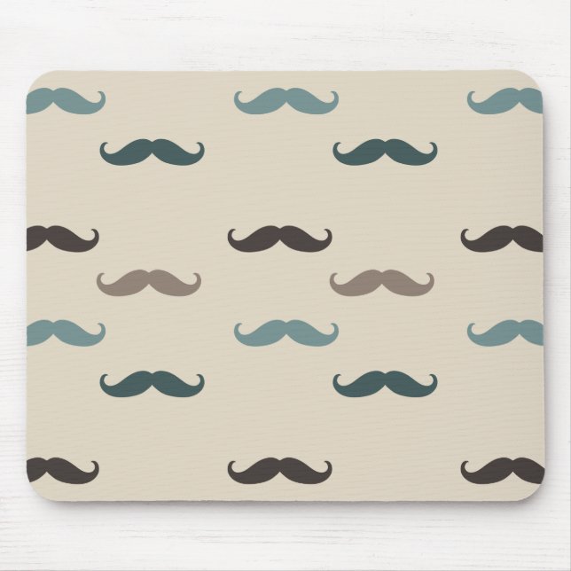 Mousepad Hipster Mustaches (Frente)