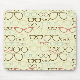 Mousepad Hipster retro do Eyeglass