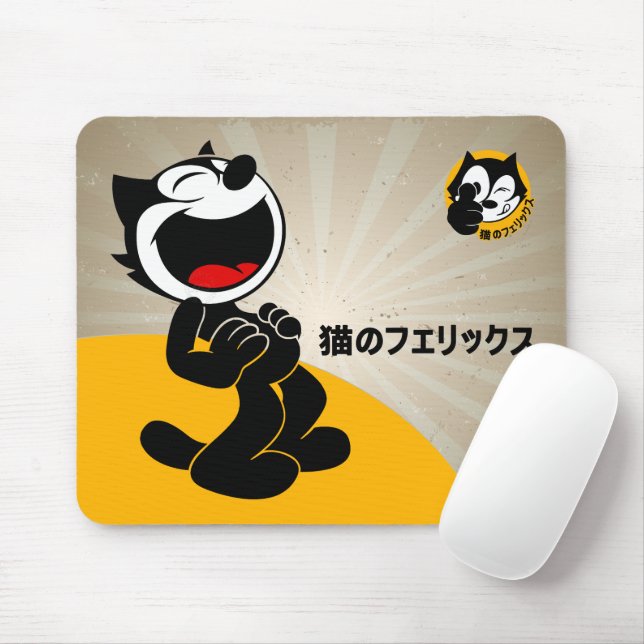 Mousepad História em quadrinhos Cartoon Cat | (Com mouse)