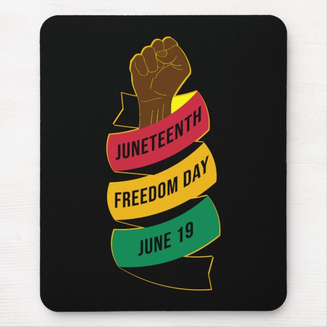 Mousepad História Negra do Dia da Liberdade (Frente)
