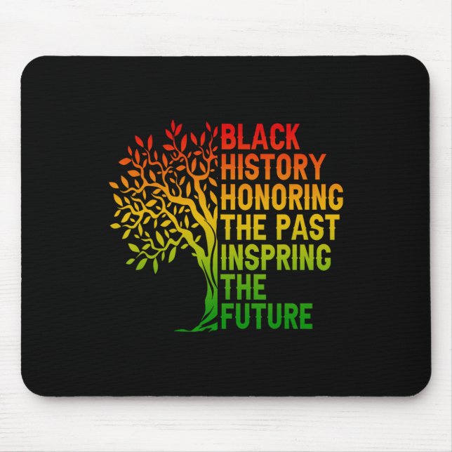 Mousepad História Negra Honrando O Passado Orgulho Africano (Frente)