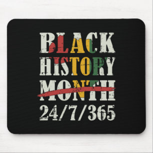 Mousepad História Negra Mês 247365 Com Bandeira Do Mapa Afr