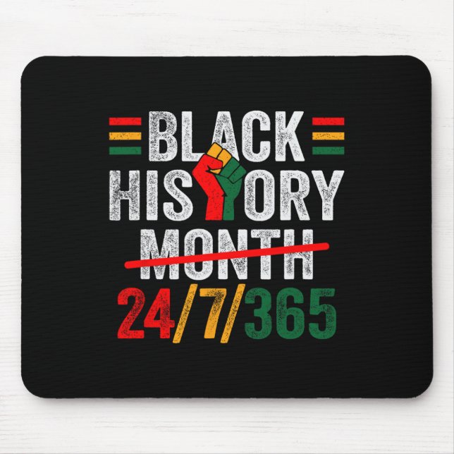 Mousepad História Negra Mês 24 7 365 Mulheres Africanas (Frente)