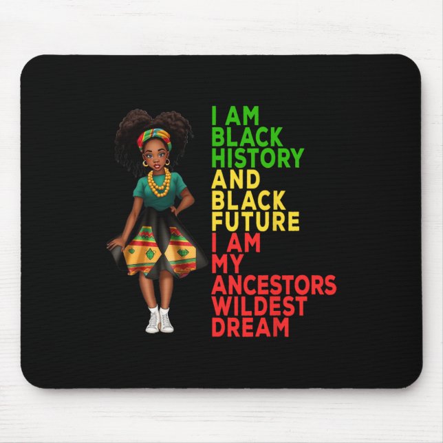 Mousepad História Negra Mês Décimo Junto Dia da Independênc (Frente)