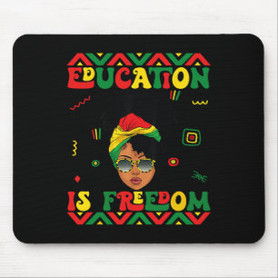 Mousepad História Negra Mês Educação É Professora Em Liberd