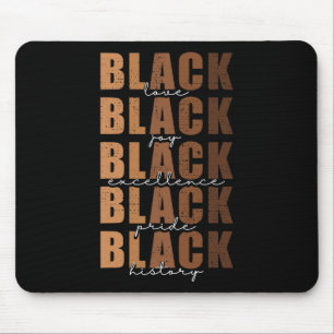 Mousepad História Negra Mulheres Adoradoras Negras Melanin 