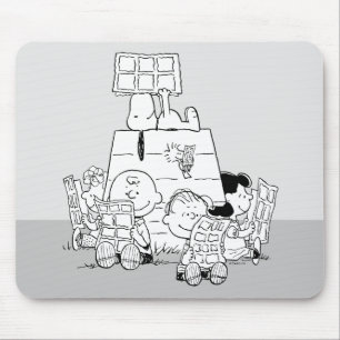 Mousepad Histórias em quadrinhos de Leitura da Gangue do Am