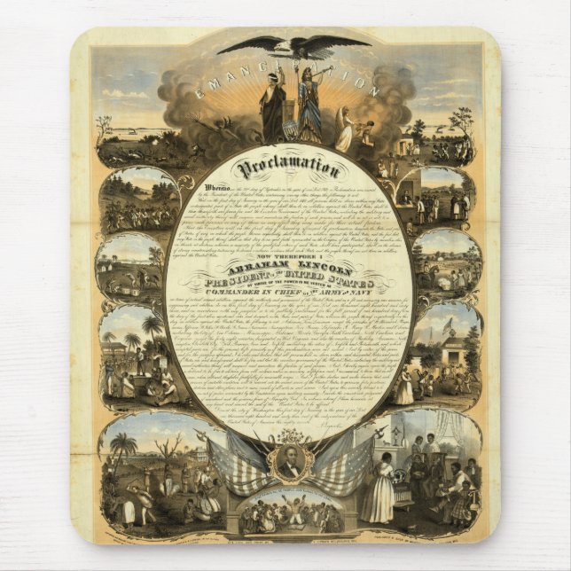 Mousepad histórico da emancipação (Frente)