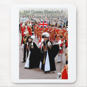 Mousepad HM A Rainha e o Príncipe Herdeiro Philip