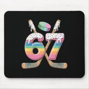 Mousepad Hockey 67 Meninos Sorvete Gotejamento Juventude Se