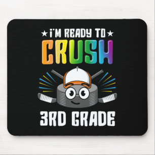 Mousepad Hockey Da 3ª Série Volta Às Crianças Da Escola Men