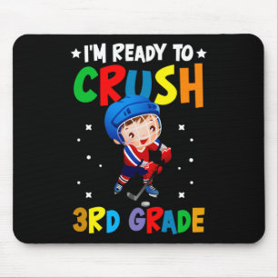 Mousepad Hockey Da 3ª Série Volta Às Crianças Da Escola Men