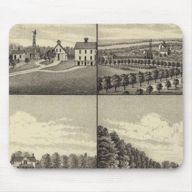 Mousepad Hodges Home, Nebraska (Frente)