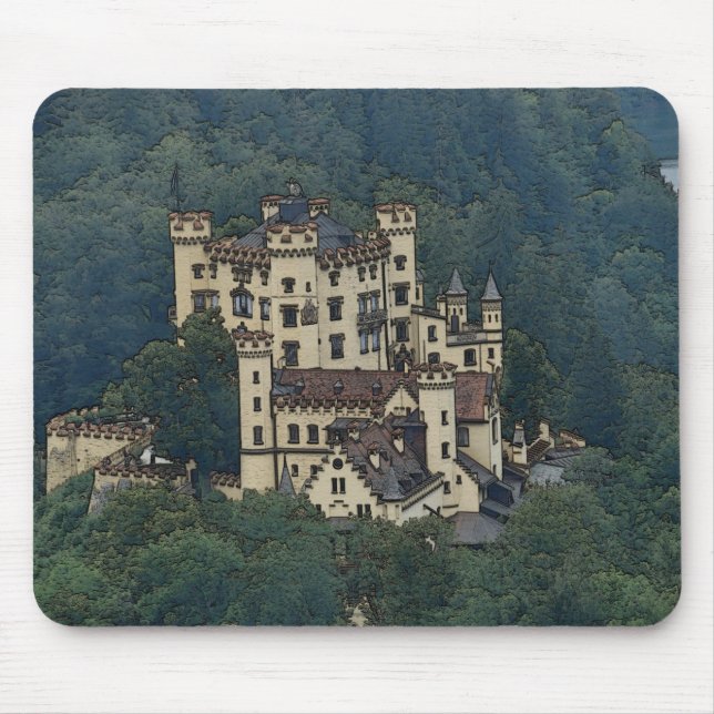 Mousepad Hohenschwangau Castle (Frente)