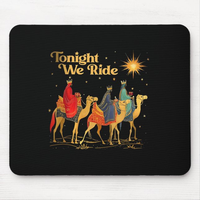 Mousepad Hoje à Noite Nós Andamos de Camelo no Natal (Frente)