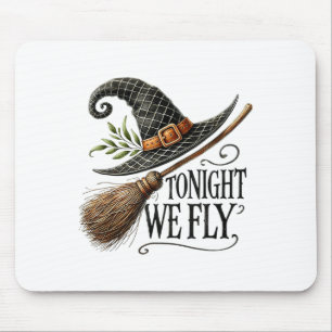Mousepad Hoje À Noite Voamos Com A Magia Do Chapéu Da Feiti