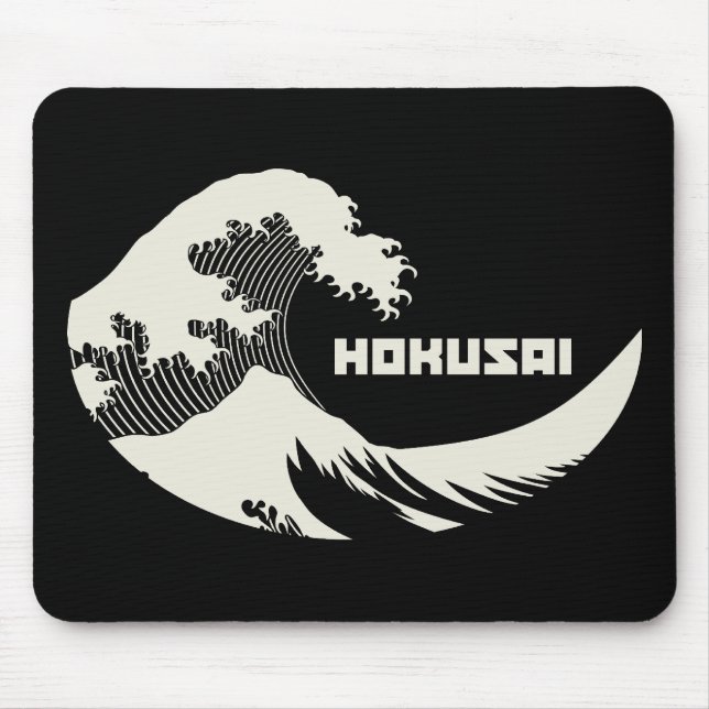 Mousepad Hokusai - a grande onda (Frente)