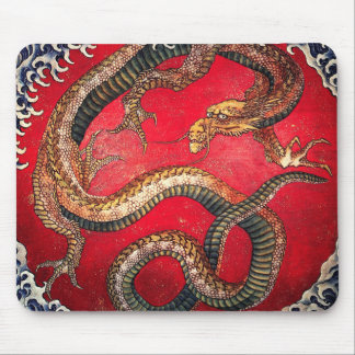 Mousepad Hokusai Dragon