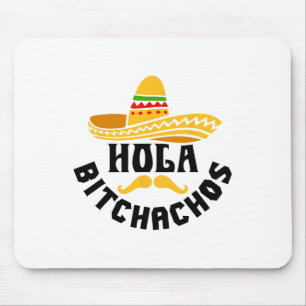 Mousepad Hola Achos Funny Cinco De Mayo Mexicano