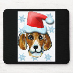 MOUSEPAD HOLIDAY BEAGLE