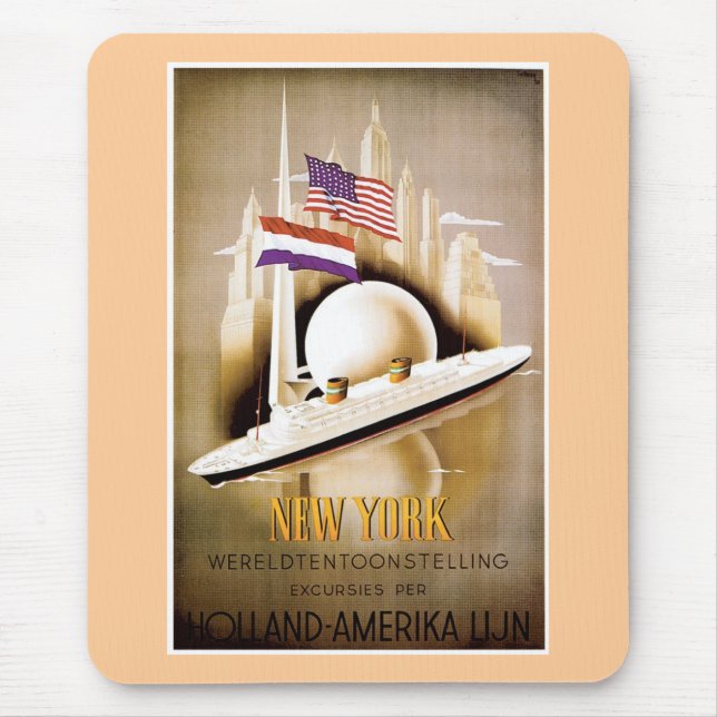 Mousepad Holland America Line Nova York (Frente)