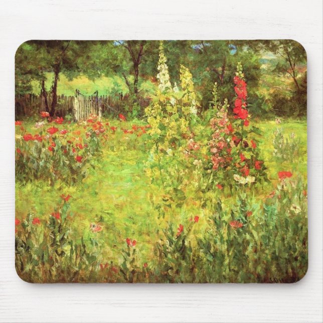Mousepad Hollyhocks e Poppies (Frente)