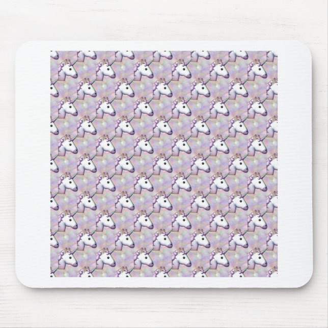 Mousepad holograma unicorn emoji (Frente)