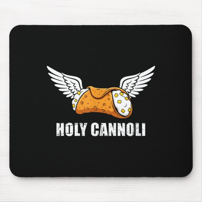 Mousepad Holy Cannoli Tri-blend Funny Quote  (Frente)