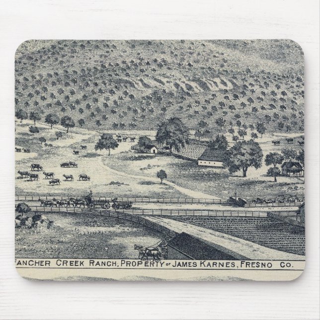 Mousepad Home Ranches em Fresno, Califórnia (Frente)