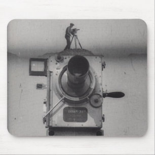 Mousepad Homem com uma câmera de filme (ø tiro)