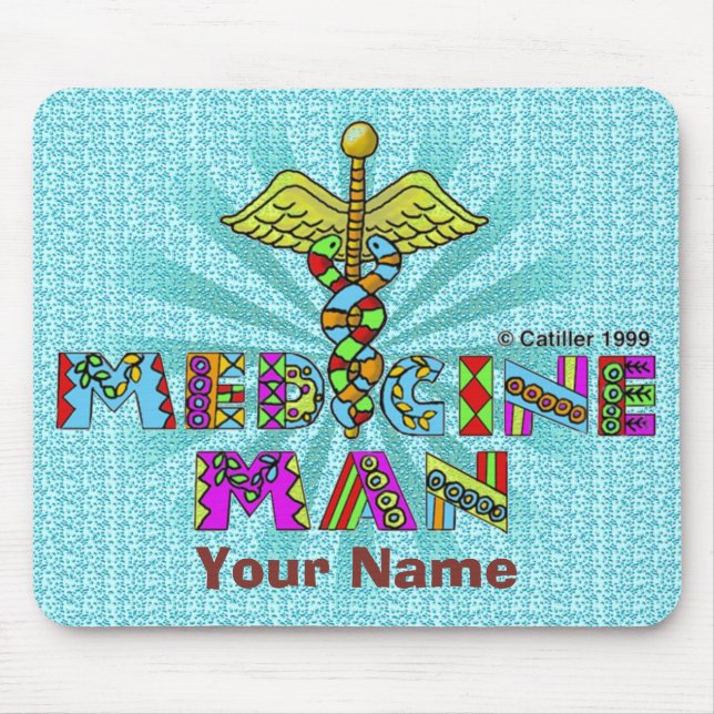 Mousepad Homem da medicina (Frente)