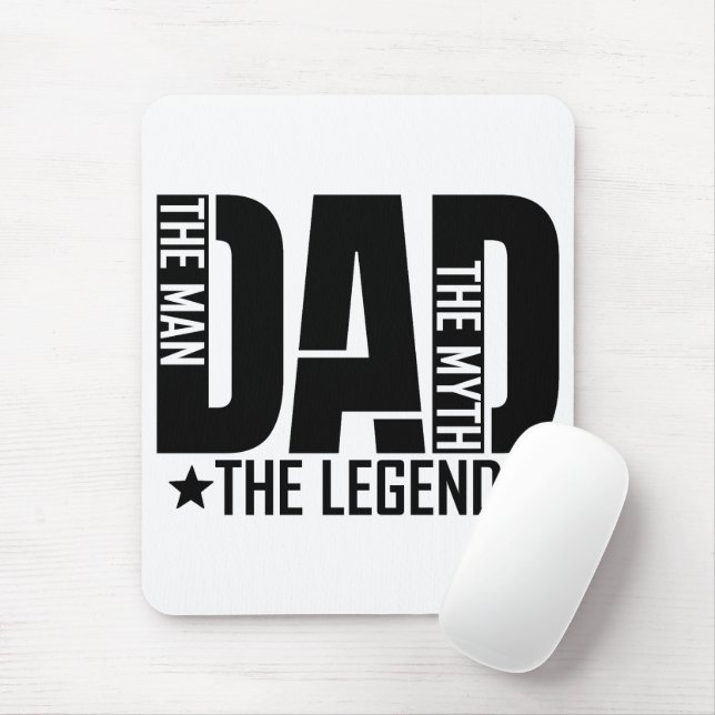 Mousepad Homem de Legenda do pai (Com mouse)