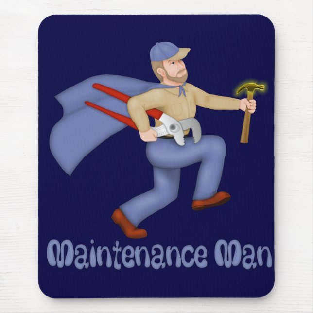 Mousepad Homem de Manutenção (Frente)
