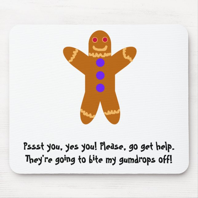 Mousepad Homem de pão-de-espécie (Frente)