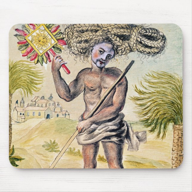 Mousepad Homem do penitente em India (Frente)