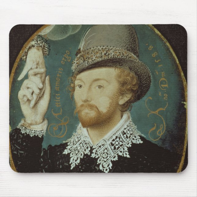 Mousepad Homem que clasping a mão de uma nuvem (Frente)