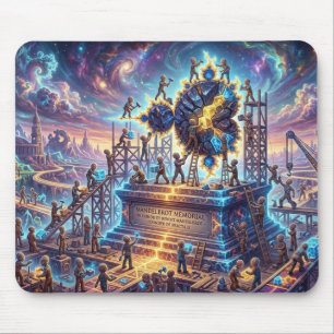Mousepad Homenagem a Benoit Mandelbrot Fundador Mandelbrot