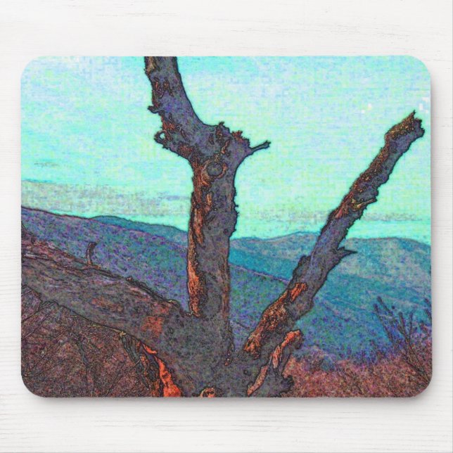 Mousepad homenagem azul do cume (Frente)