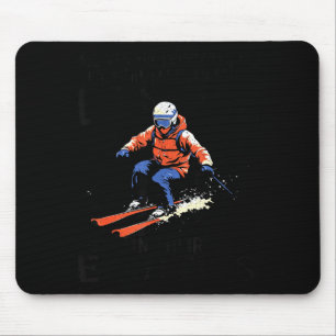 Mousepad Homens ainda vão esquiando nos seus oitenta anos e