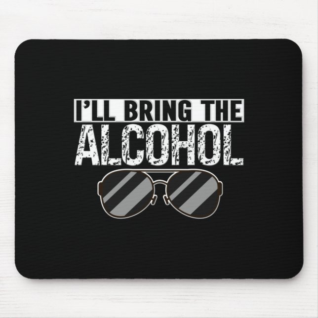Mousepad Homens correspondentes à festa de despedida de sol (Frente)