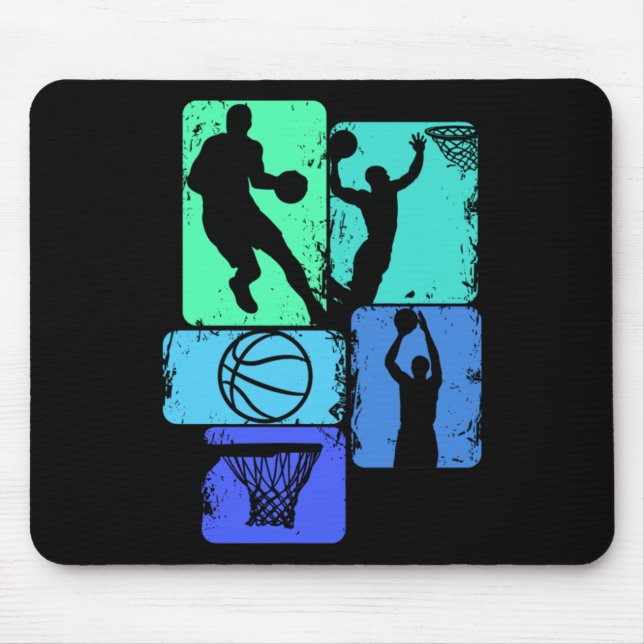 Mousepad Homens De Jogadores De Basquete (2) (Frente)